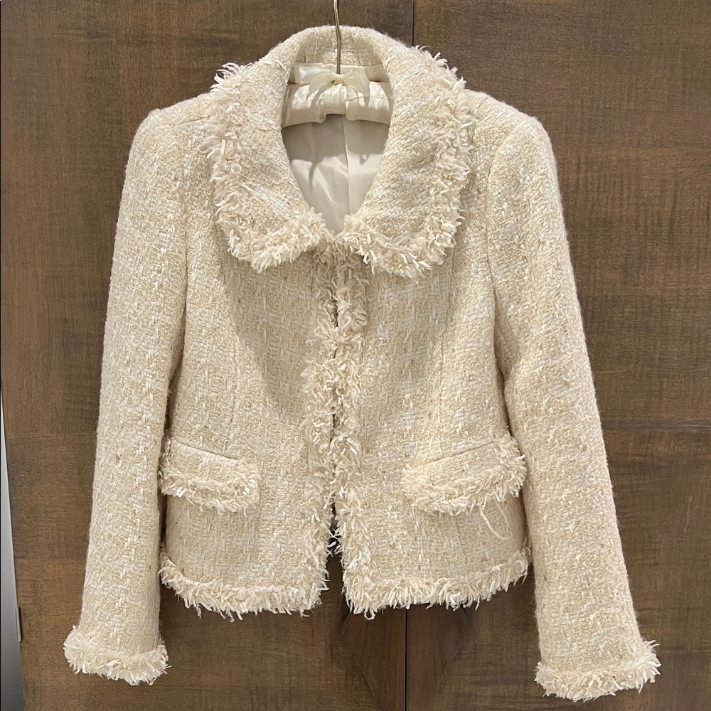 Zara Chanel Style Boucle Jacket